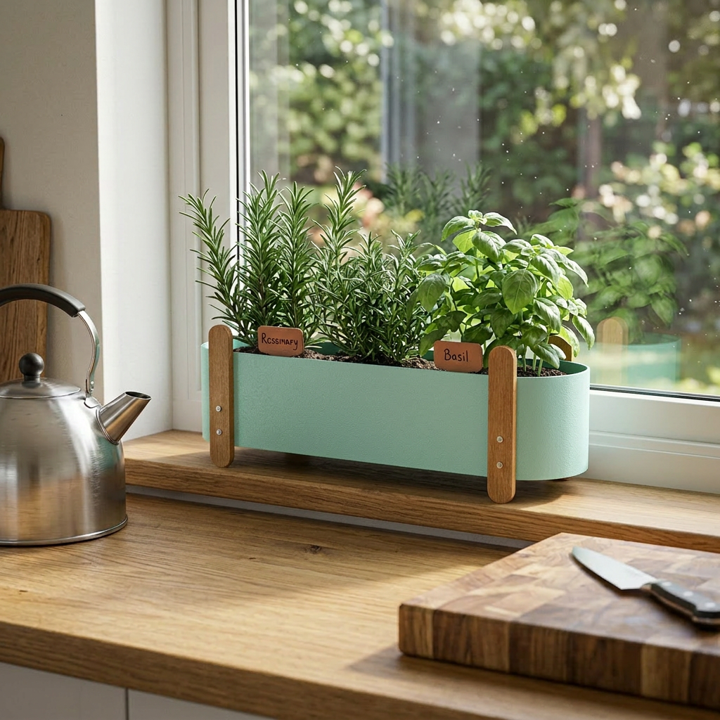 Foliron Long Iron Planter — 40cm