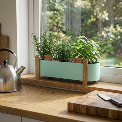 Foliron Long Iron Planter — 40cm
