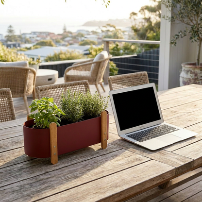 Foliron Long Iron Planter — 40cm